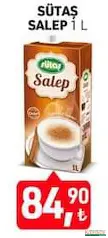 SÜTAŞ SALEP 1 L fiyat ve kampanya bilgisi